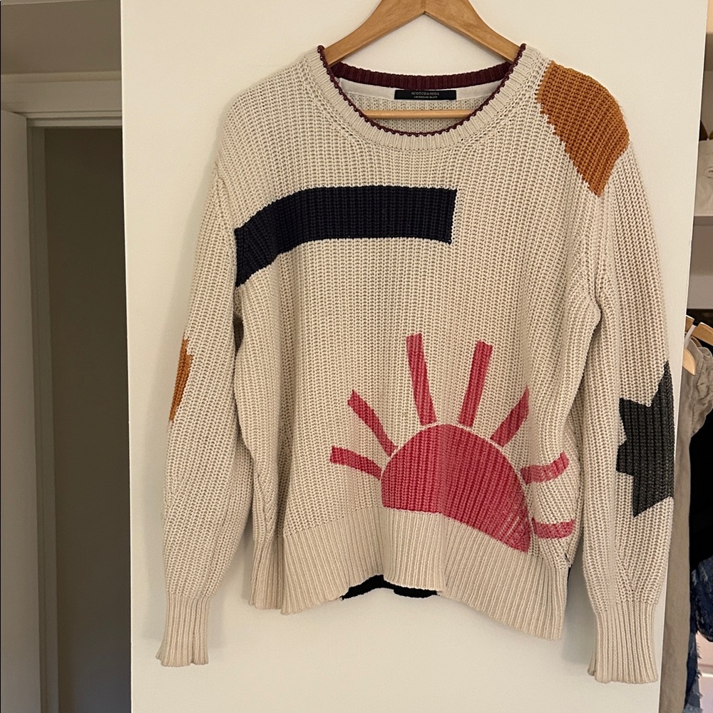 Colorful Graphic Women's Sweater